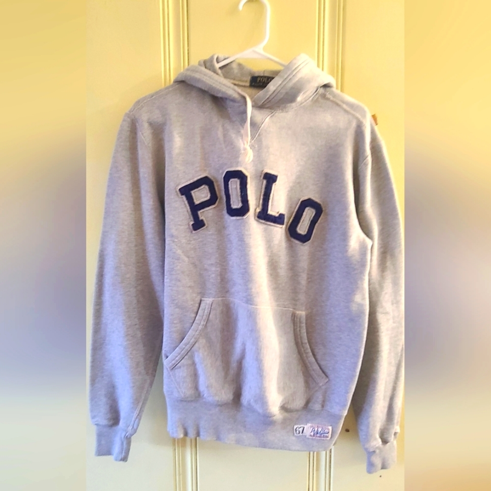 RL Polo Men's grey Hoodie Small, GUC